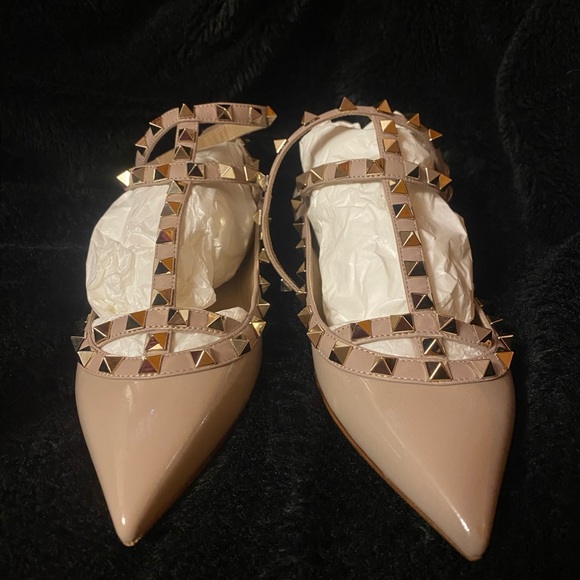 Valentino Rockstud cage flats - Picture 1 of 5